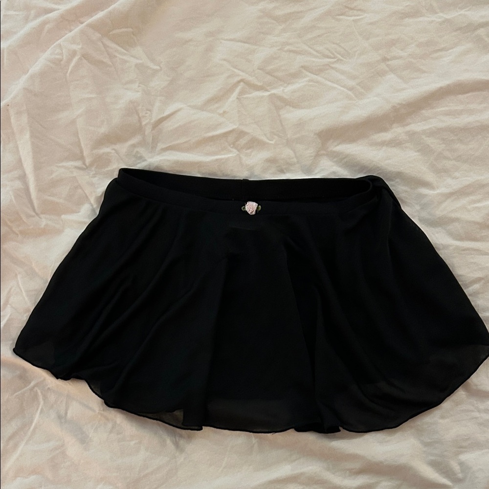 Danskin Black Sheer Skirt